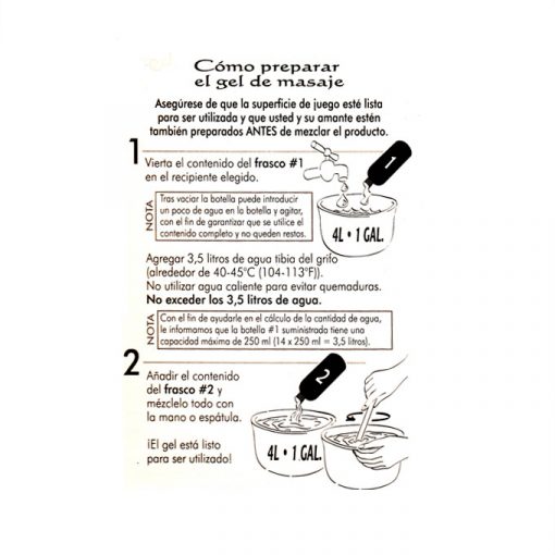 Shunga gel de masaje cuerpo a cuerpo frutas exóticas - Imagen 5