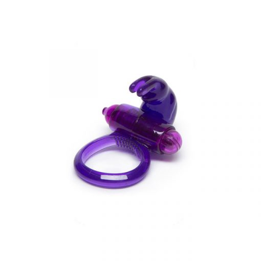 Cockring anillo conejito vibrador morado