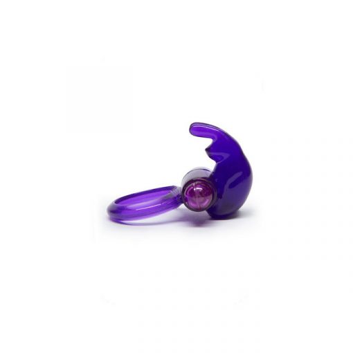 Cockring anillo conejito vibrador morado - Imagen 4