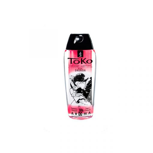 Shunga Toko lubricante sabor fresas con cava