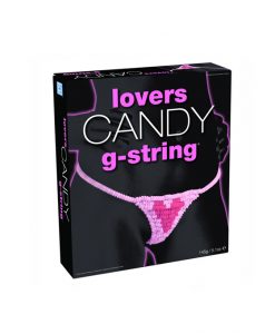 Tanga comestible caramelitos corazón