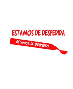 Banda roja 'Estamos de despedida'