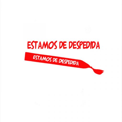 Banda roja 'Estamos de despedida'