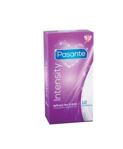 Pasante Intensity preservativos estriados