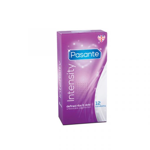 Pasante Intensity preservativos estriados