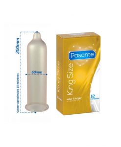 Alternative view of Pasante King Size preservativo talla 60