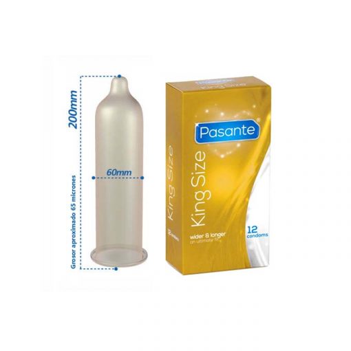 Pasante King Size preservativo talla 60 - Imagen 2