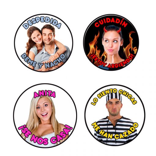 Chapas despedida personalizadas - Imagen 2