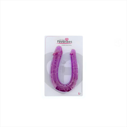 Favorites dildo doble penetración morado - Imagen 2