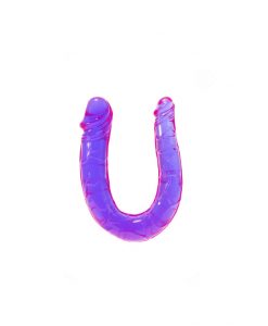 Favorites dildo doble penetración morado
