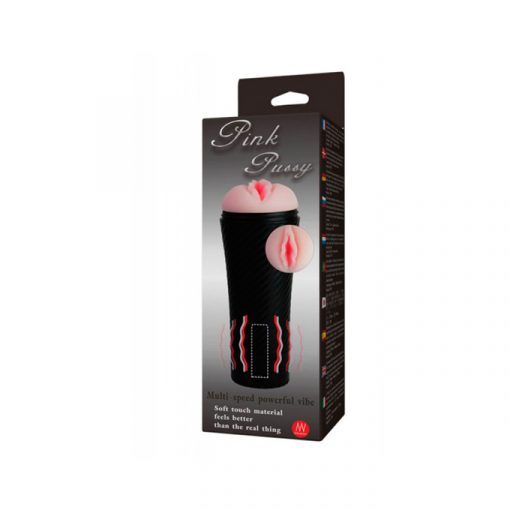 Pink Pussy vagina realista con vibración - Imagen 2
