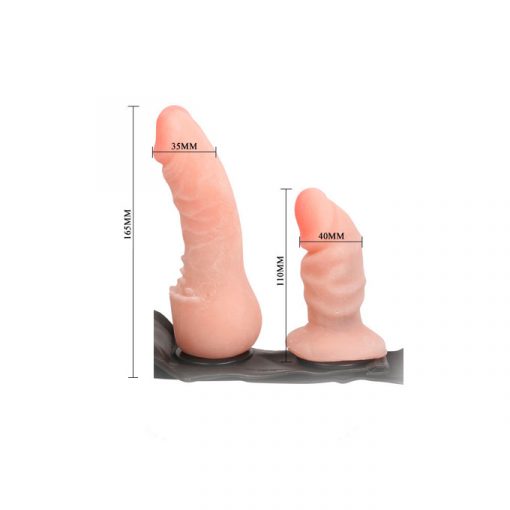 Female Harness arnés doble tacto piel - Imagen 3