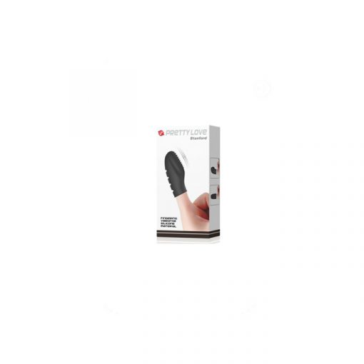Pretty Love Stanford dedal vibrador negro - Imagen 2
