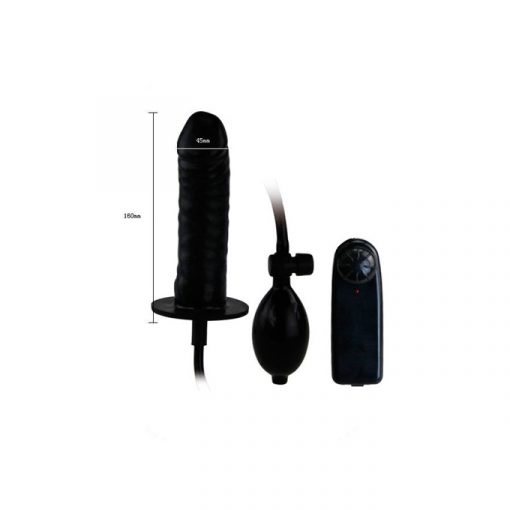 Bigger Joy vibrador hinchable negro - Imagen 3