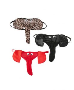 Alternative view of Tanga divertido elefante rojo