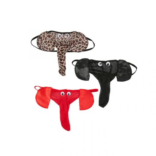 Tanga divertido elefante leopardo - Imagen 2