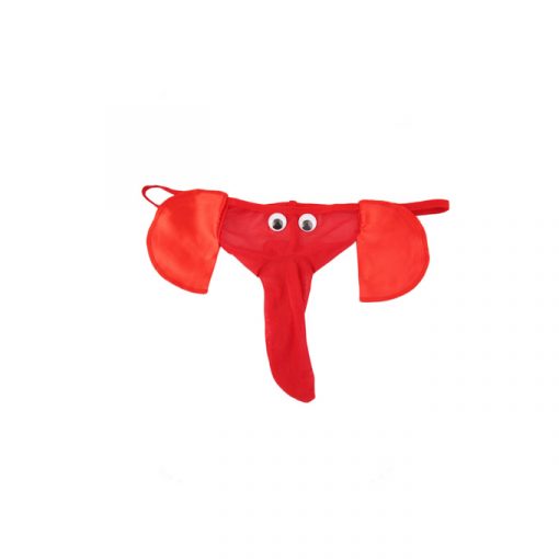Tanga divertido elefante rojo
