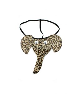 Tanga divertido elefante leopardo