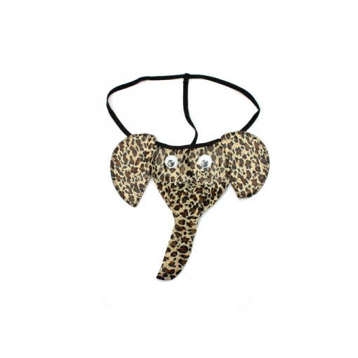 Tanga divertido elefante leopardo