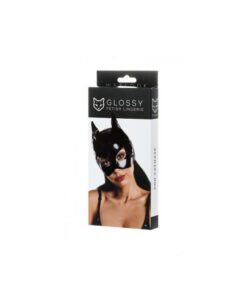 Alternative view of Glossy máscara gato negra