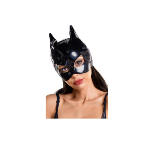 Glossy máscara gato negra