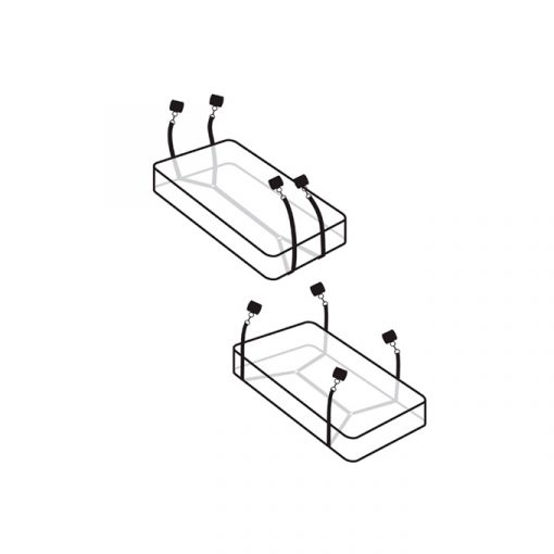 Ataduras bajo cama suaves de peluche - Imagen 3