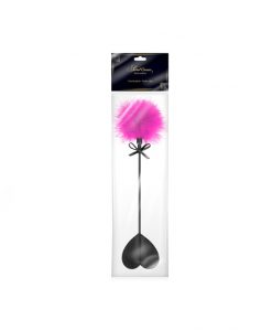 Alternative view of Sweet Caress fusta con pluma fucsia