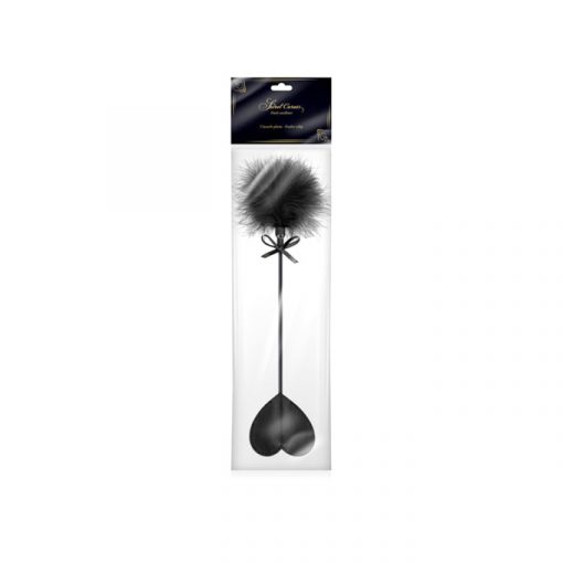 Sweet Caress fusta con pluma negra - Imagen 2