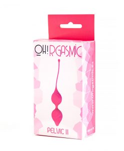 Alternative view of Ohrgasmic Pelvic 2  bola doble rosa