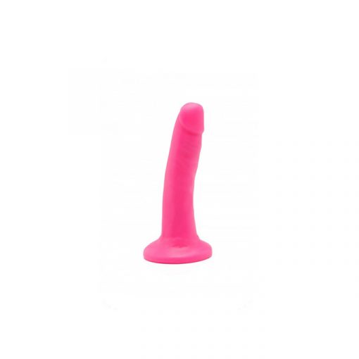 Get real 6" dildo tacto piel fucsia