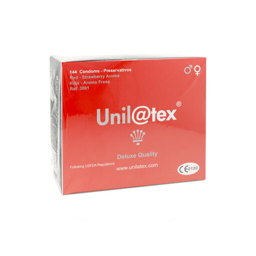 Unilatex preservativos fresa 144 unidades