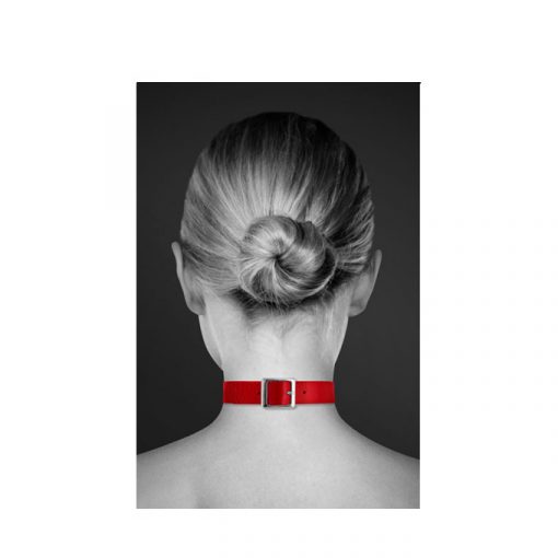 Collar sumisión anilla rojo - Imagen 3