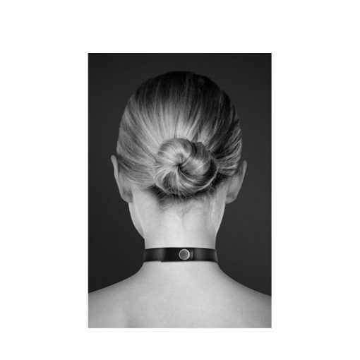 Collar sumision doble anilla negro - Imagen 3