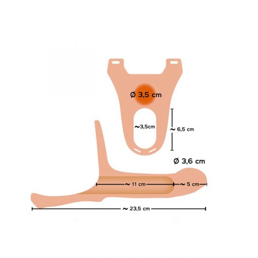 You2Toys arnés hueco de silicona - Imagen 5
