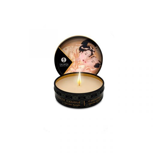 Shunga mini vela de masaje vainilla