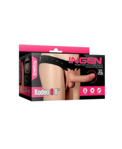 Alternative view of Ingen 8" arnés hueco hiper realista