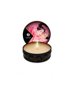 Shunga mini vela de masaje rosas