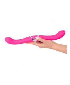 Double vibrador doble recargable fucsia