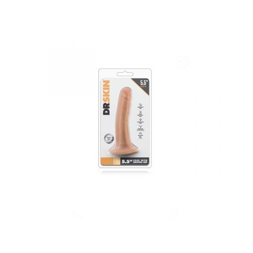 Dr. Skin dildo realista mini claro 5,5" - Imagen 2