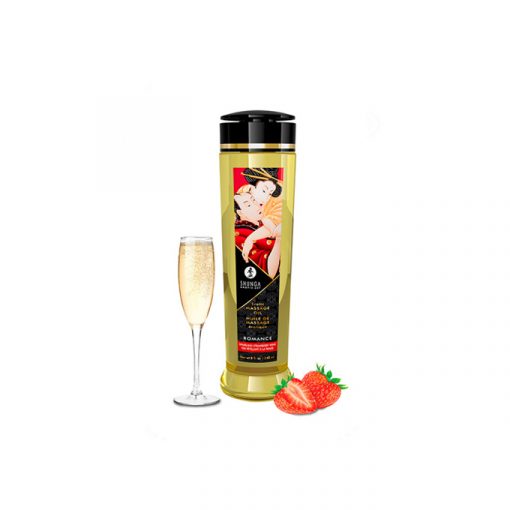 Shunga aceite de masaje fresas con cava
