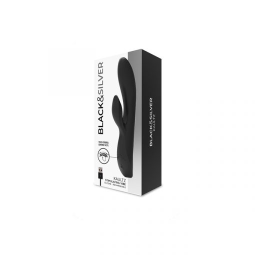 Black&Silver Kaultz vibrador control táctil negro - Imagen 3