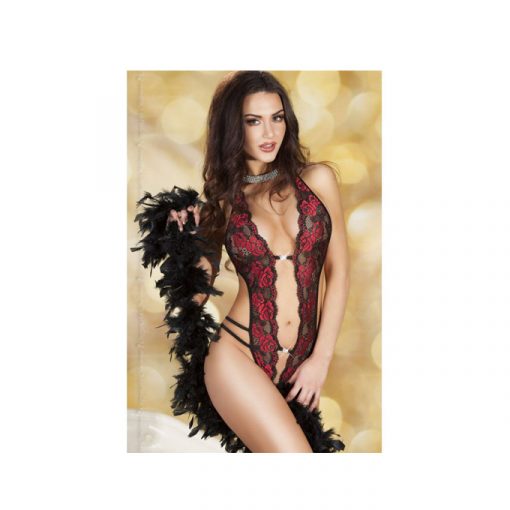Chilirose CR-3635 body de encaje floral S/M