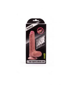 Alternative view of Lovetoy dildo testículos ultra realista 7"