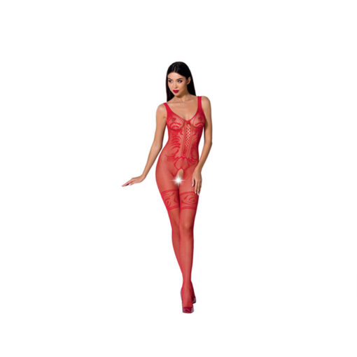 Pasion BS069 malla completa rojo S/M/L