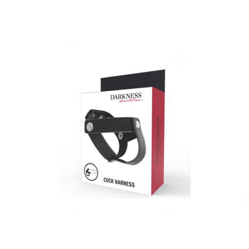 Darkness arnés de cuero para testículos - Imagen 3