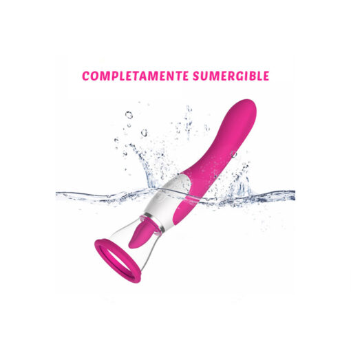 Teazers lengua y vibrador con succión para vulva - Imagen 5