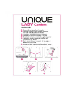 Alternative view of Uniq Lady preservativo vaginal con liguero 3 ud