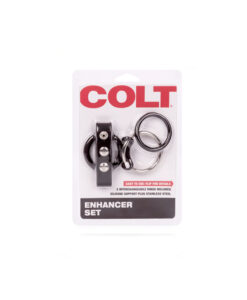 Alternative view of Colt anillo triple de silicona y metal