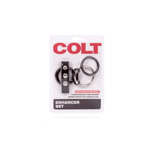 Colt anillo triple de silicona y metal - Imagen 2