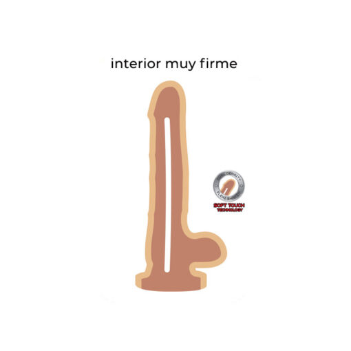 Get Real dildo realista tacto nube 9" L - Imagen 3
